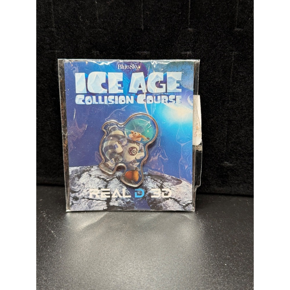 Ice‎ Age Collision Course Scrat Astronaut Enamel Pin RealD 3D Movie Promo New
